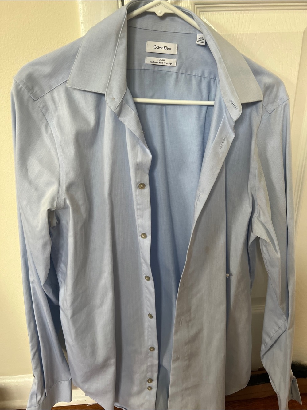Calvin Klein Pale Blue Men's Dress Shirt